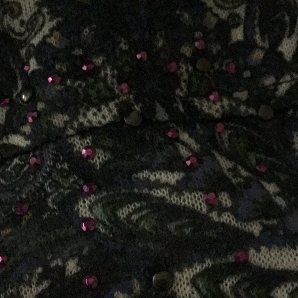 One World Leopard Print & Design Ruffle Sleeve Women’s Top - Picture 8 of 11